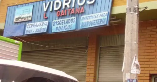 VIDRIOS LA GAITANA CALLE 137A 126A 25 VIDRIOS LA GAITANA CALLE 137A 126A 25